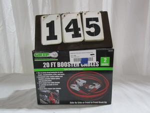 lot 145 image: Grip 20 ft Booster Cables