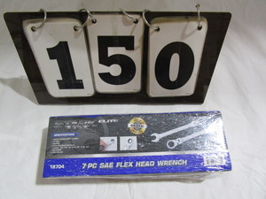 lot 150 image: Stark 7 pc SAE Flex Head Wrench Set