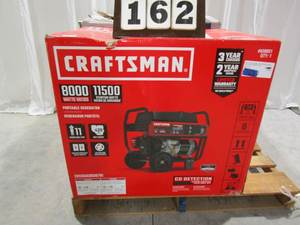 lot 162 image: Craftsman 11500 Watt Portable Generator