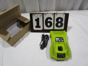 lot 168 image: Power Up 12-18 Volt Single Battery Charger