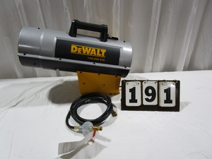 lot 191 image: DeWalt 150,000 BTU Forced Air Propane Heater