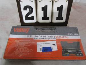 lot 211 image: Valley 52 pc Socket Set