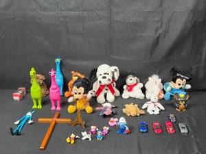 lot 30 image: Diverse Collection of Collectible Plush Toys (inc TY), Figurines & Toy Cars