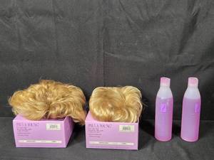 lot 143 image: Paula Young Wigs and Shampoo Set - Styled Amway With Tag & Boxes