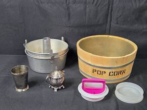 lot 153 image: Collection of Kitchenware Including Aluminum Molds and Decorative Pieces