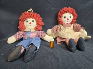 lot 168 image: Set of Raggedy Ann & Andy Dolls
