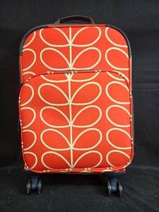 lot 173 image: Orla Kiely Spinner Suitcase with Signature Leaf Design