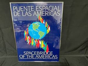 lot 218 image: Spacebridge of the Americas 1986 Poster by Beyond War