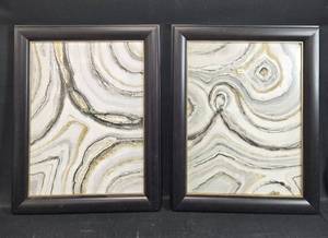 lot 232 image: Liz Jardine Shades of Gray Framed Artwork 29x23