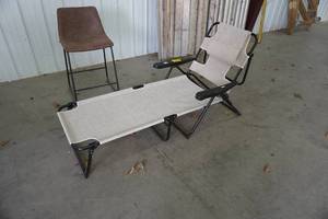 lot 36 image: Assorted Patio Lounge Chairs and Cushions