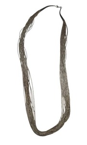 lot 14 image: Wonderful 30 Liquid Sterling Silver Necklace (41 grams) with 30 Strands