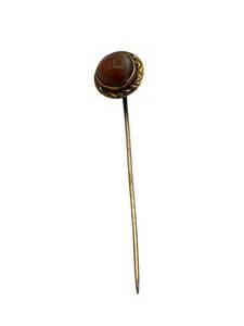 lot 76 image: Antique 10K Gold Stick Pin (Stamped 10K on Stem) (1.2 grams total weight)