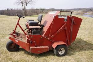 lot 8 image: Olathe Model 48 Lawn Sweeper
