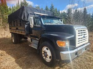 1997 FORD F800 DIESEL, CUMMINS 359, 7 SPEED MANUAL TRANSMISSION