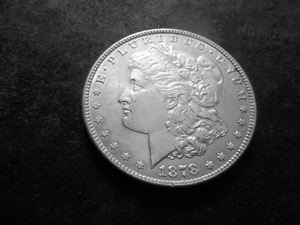 lot 1 image: 1878 Morgan Silver Dollar