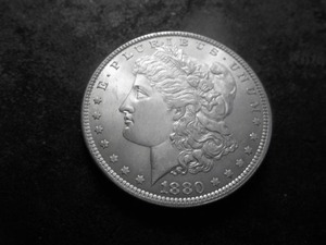 lot 4 image: 1880 Morgan Silver Dollar