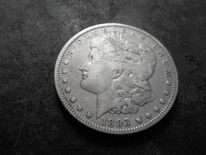 1893 Morgan Silver Dollar