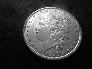 lot 24 image: 1896 Morgan Silver Dollar