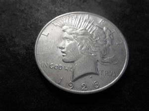 lot 36 image: 1926 D Peace Silver Dollar