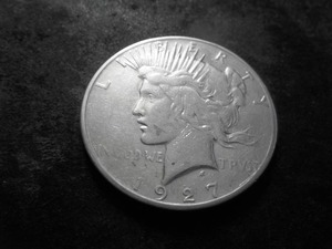lot 37 image: 1927 S Peace Silver Dollar