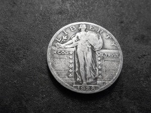 lot 49 image: 1928 Standing Liberty Silver Quarter