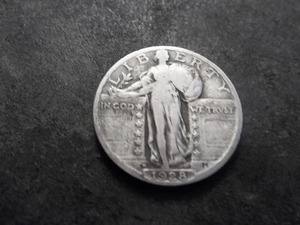 lot 50 image: 1928 D Standing Liberty Silver Quarter