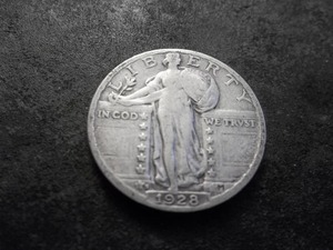 lot 51 image: 1928 S Standing Liberty Silver Quarter