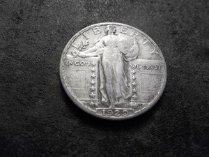 lot 54 image: 1929 S Standing Liberty Silver Quarter