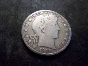 lot 60 image: 1910 S Barber Half Dollar