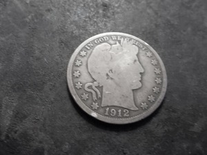 lot 62 image: 1912 S Barber Half Dollar