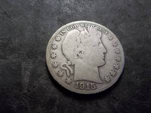 lot 65 image: 1915 S Barber Half Dollar