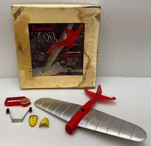 lot 5 image: Very RARE COX Thimble Drome TD-1 In Original Box (No Engine) Box In Bad Shape