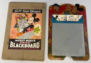 lot 18 image: Mickey Mouse Magic Blackboard, 1940s In Original Box