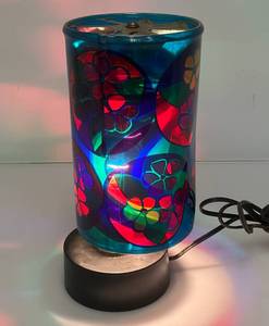 lot 25 image: Vintage Psychedelic Motion Table Lamp (Works)