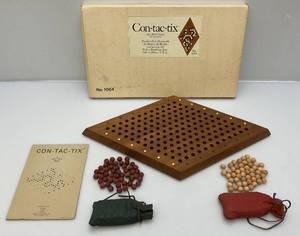 lot 43 image: Vintage Peit Hein Con-Tac-Tix Board Game Denmark Produced For Parker Brothers (In Original Box) Seems Complete