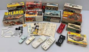 lot 75 image: Vintage Model Kits & Parts (Most Kits Started But not Finished) Dont Know If Complete (Boxes Are Cool)