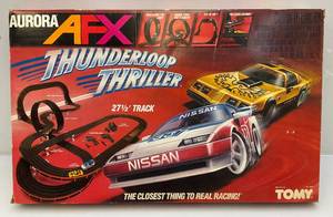 lot 76 image: 1987 AURORA AFX Thunderloop Thriller HO Slot Car Track In Original Box (Only Missing Trans Am Slot Car)