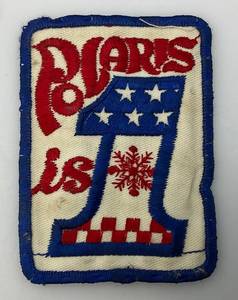 lot 81 image: Vintage (ONLY 1 KNOWN) 1960s Polaris Is 1 Patch (Given Only To Employees)