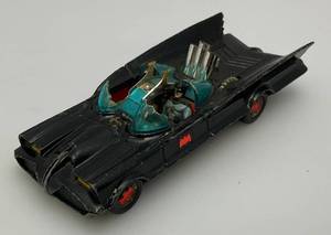 lot 82 image: 1966 Gorgi Toys Batmobile (Has Batman And Robin) Usually Missing 5