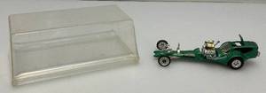 lot 86 image: 1970s RARE HotWheels  Sputafuoco Gantoros Trantula Dragster 143 Scale Made In Italy With Plastic Display Case