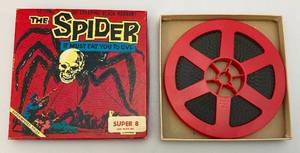 lot 109 image: 1960s Ken Films Super 8 The Spider It Must Eat You To Live 8mm Film With Original Box