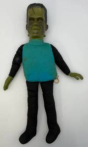 lot 110 image: 1964 Mattel THE MUNSTERS Herman Munster Talking Doll 20 12 (Needs Cleaning)