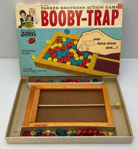 lot 111 image: 1965 Parker Brothers Boobie Trap Board Game In Original Box (Seems Complete)