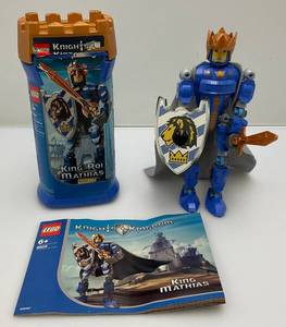 lot 121 image: Vintage LEGO No. 8809 King Roi Mathias  Castle Knights Pre-owned (Seems Complete)