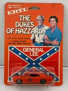 lot 130 image: 1981 ERTL The Dukes Of Hazzard General Lee Miniature Die Cast (New On Card)
