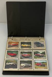 lot 137 image: Album Full Of Vintage Automobile Collector Cards
