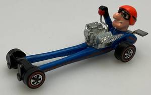 lot 147 image: 1971 RARE REDLINE Hot Wheels FARBS Hy Gear Dragster Driver With Googles Mattel (Great Condition)