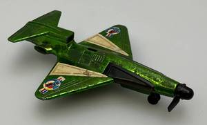 lot 155 image: 1970 Mattel Hot Birds Cloud Hopper Airplane (Propeller Missing One Blade)