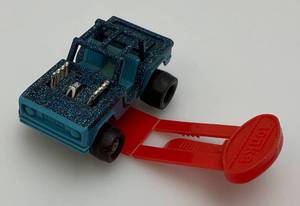 lot 164 image: 1970s Vintage RARE Tonka Totes Blue Ford Bronco Metallic Flake Blue With Belt Clip Great Condition