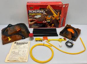 lot 204 image: 1973 Mattel Road King Mountain Mining Plat Set In Origianl Box (Seems Complete)